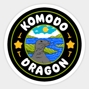 Komodo Dragon Sticker